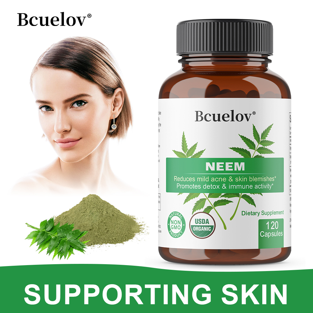 Organic Neem Leaf Capsules, He - Herbal And Wellness recension och pris