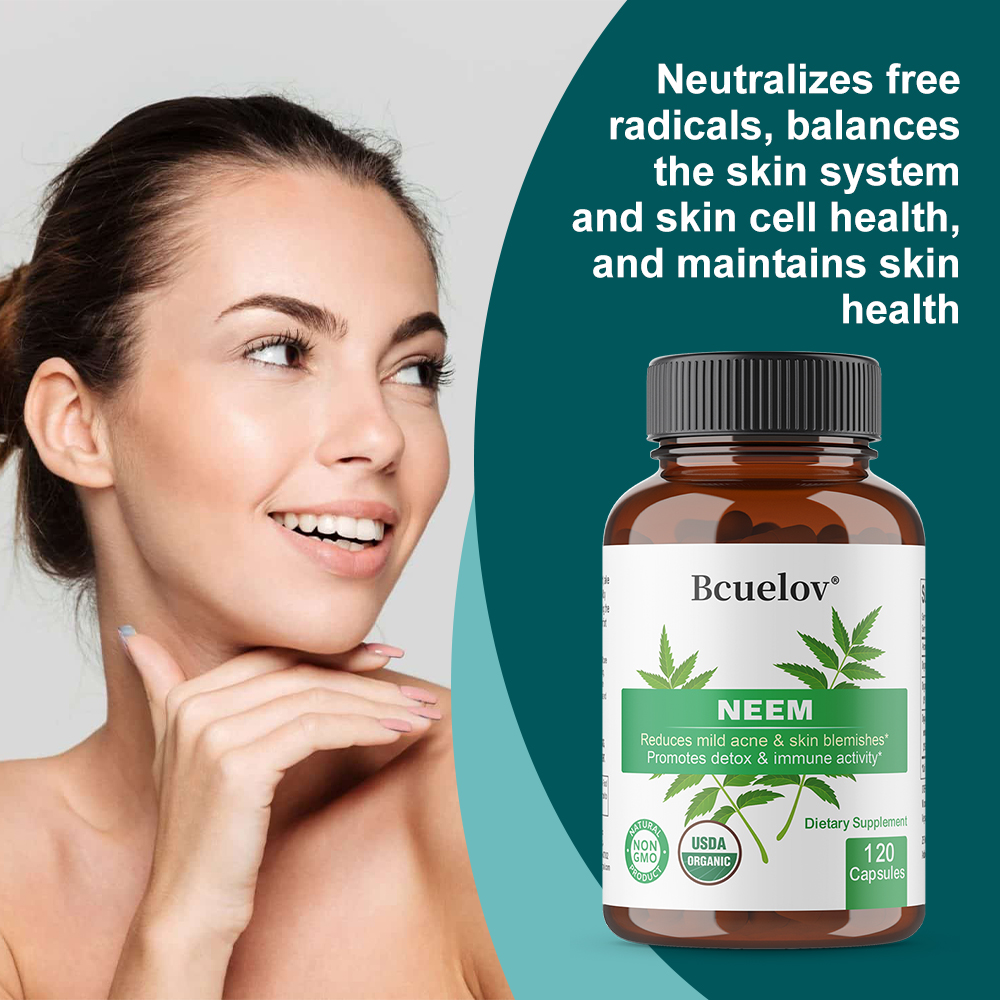 Organic Neem Leaf Capsules, He - Herbal And Wellness recension och pris