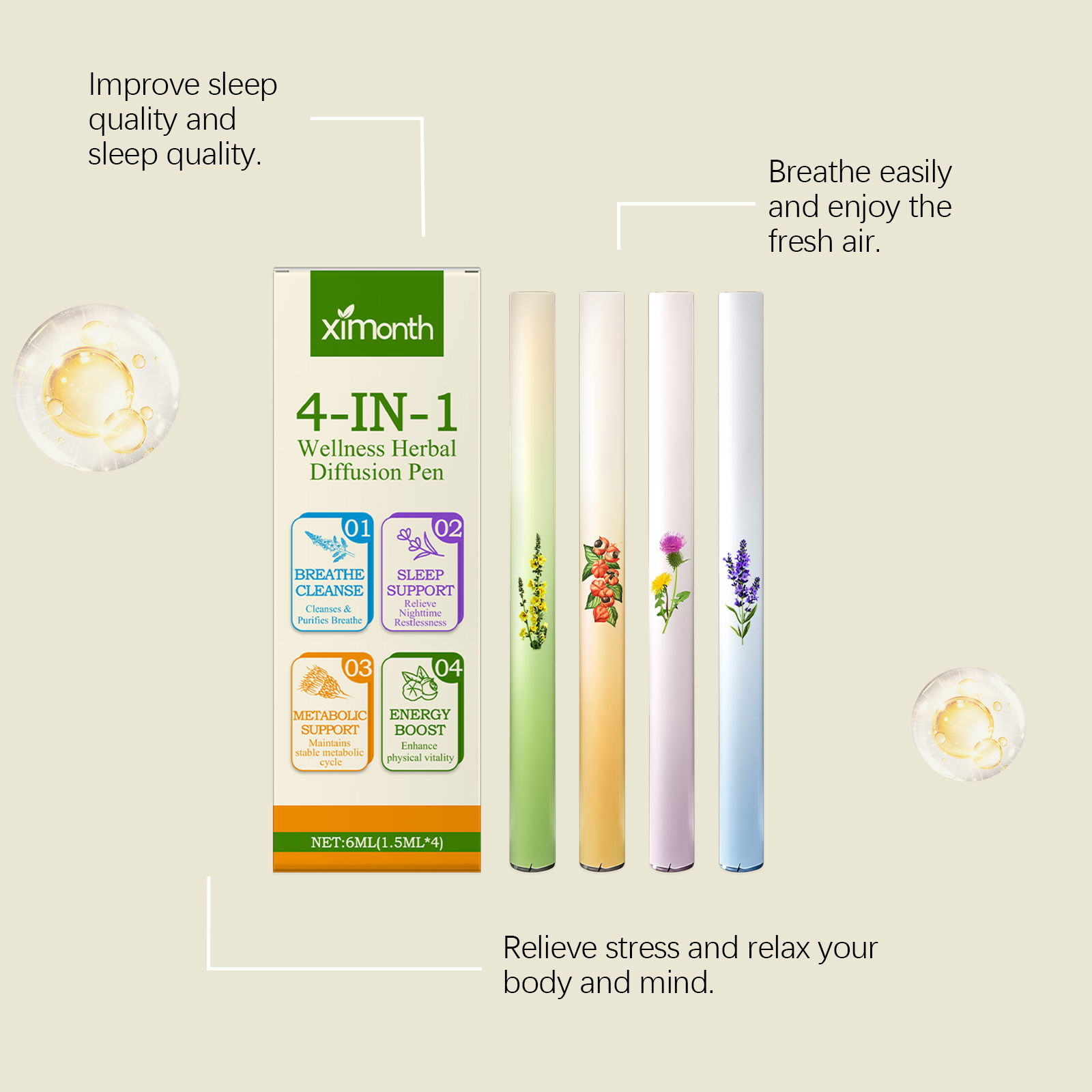 4 In 1 Herbal Energy Combo Sti - Herbal And Wellness recension och pris