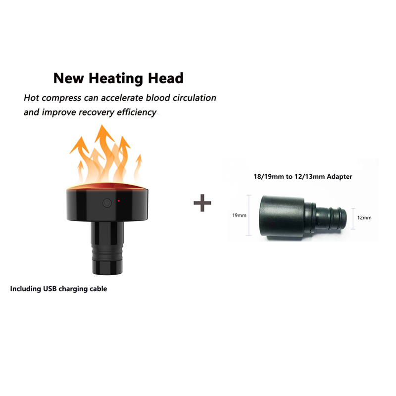 New Heat Fascia Gun Massage He - Health Wellness recension och pris