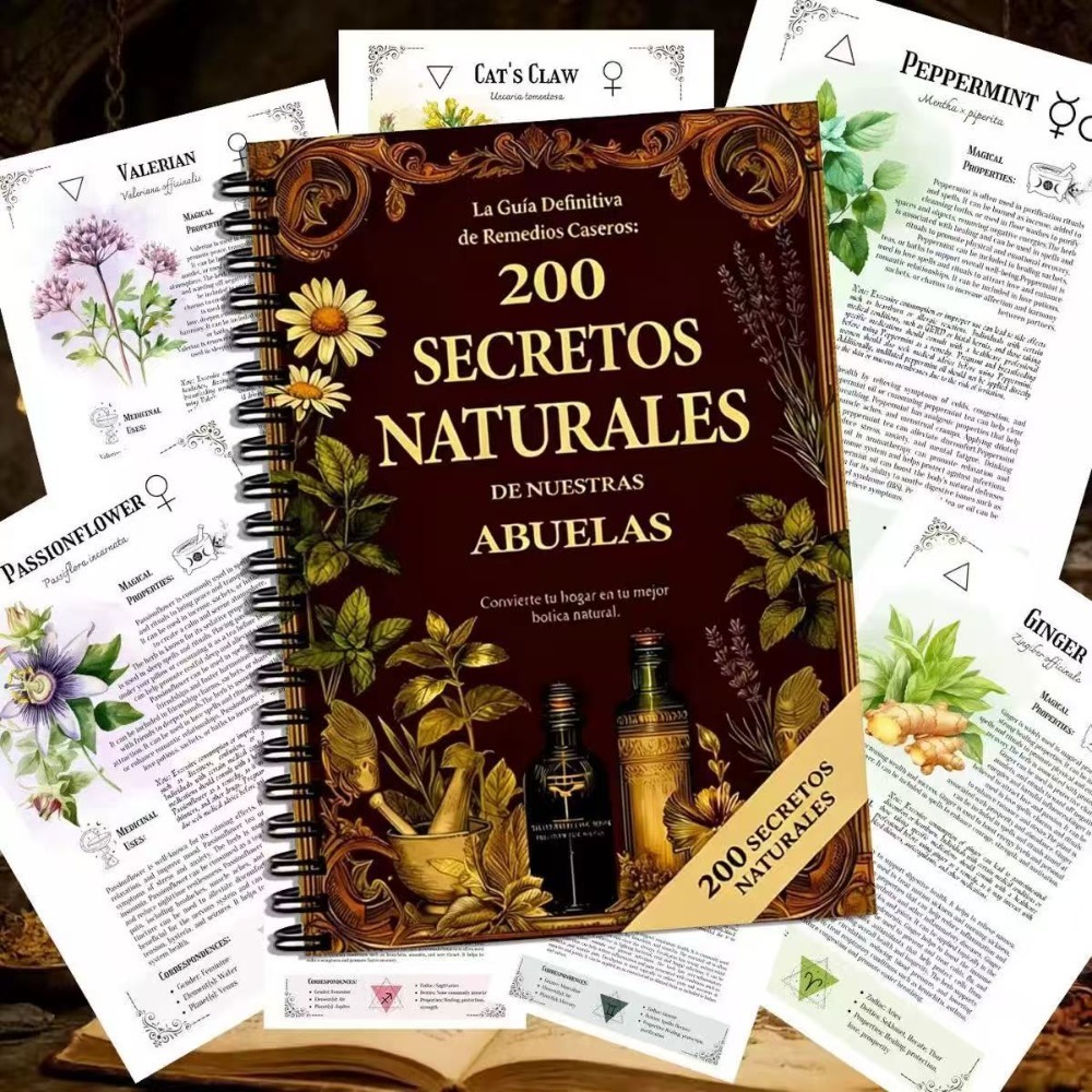 200 Natural Secrets A5 Spanish - Herbal And Wellness recension och pris